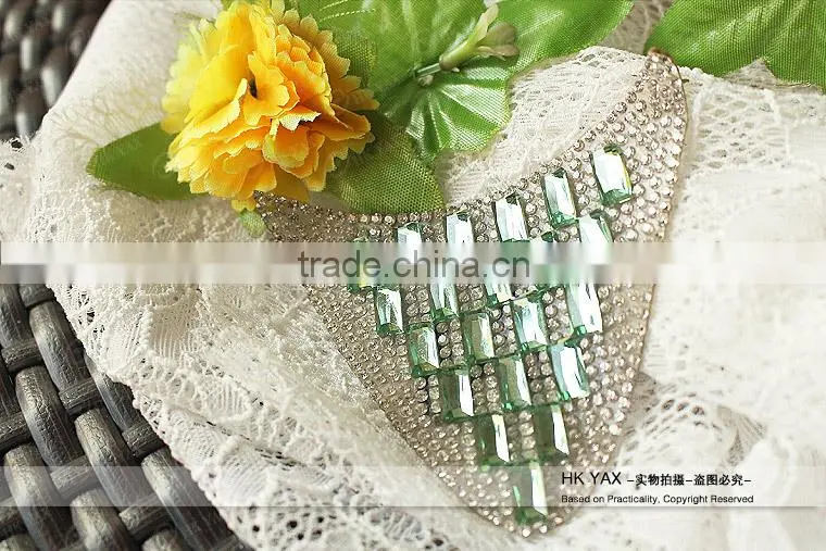 jw0912 New Style Neckline Rhinestone Applique;Wholesale Strass Applique;Rhinestone Applique for Wedding Dress