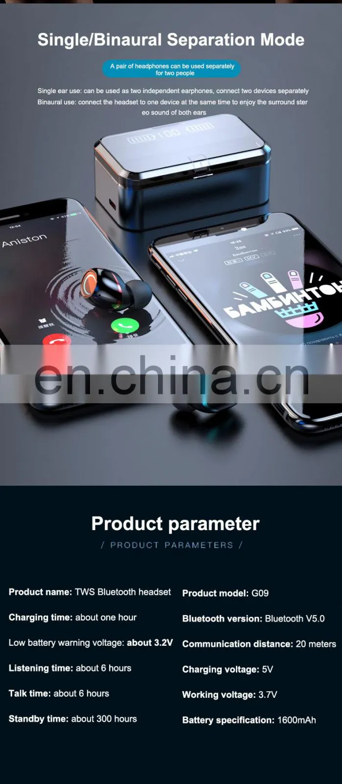 2020 News Oem Manufactory Mobile Phone Accessories Water Proof Earbuds Smart Watch Eearphonefor Iphone Original Headphone