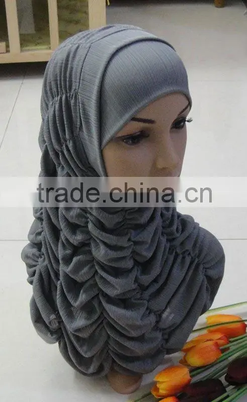 A227 Fashion new two pieces muslim hijab