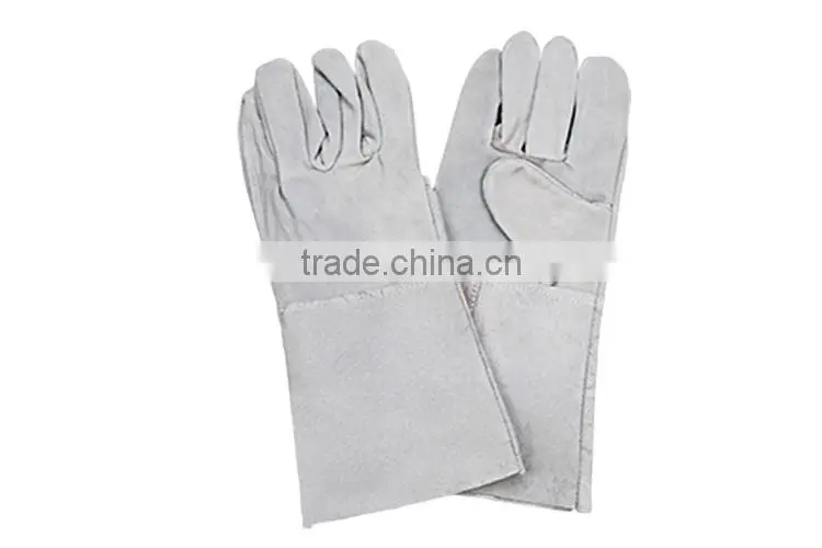 14"/16" long length importers of man cow leather gloves china manufacture LG038
