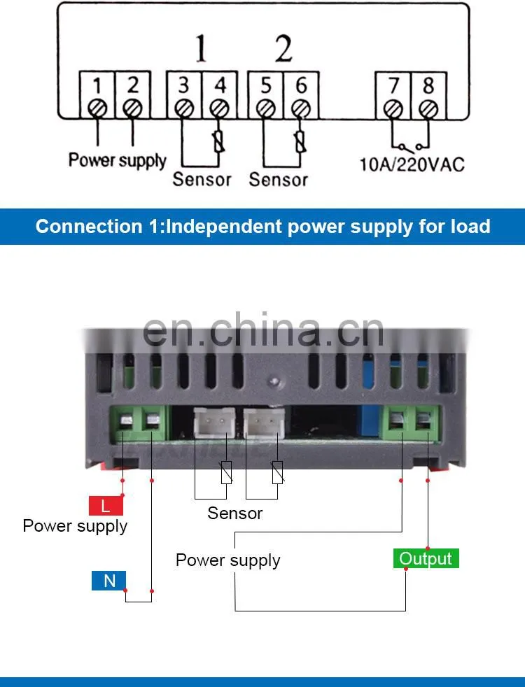 Dual Digital Temperature Controller STC-3018 12V 24V 110-220V Celsius & Fahrenheit Thermoregulator Thermostat Switch