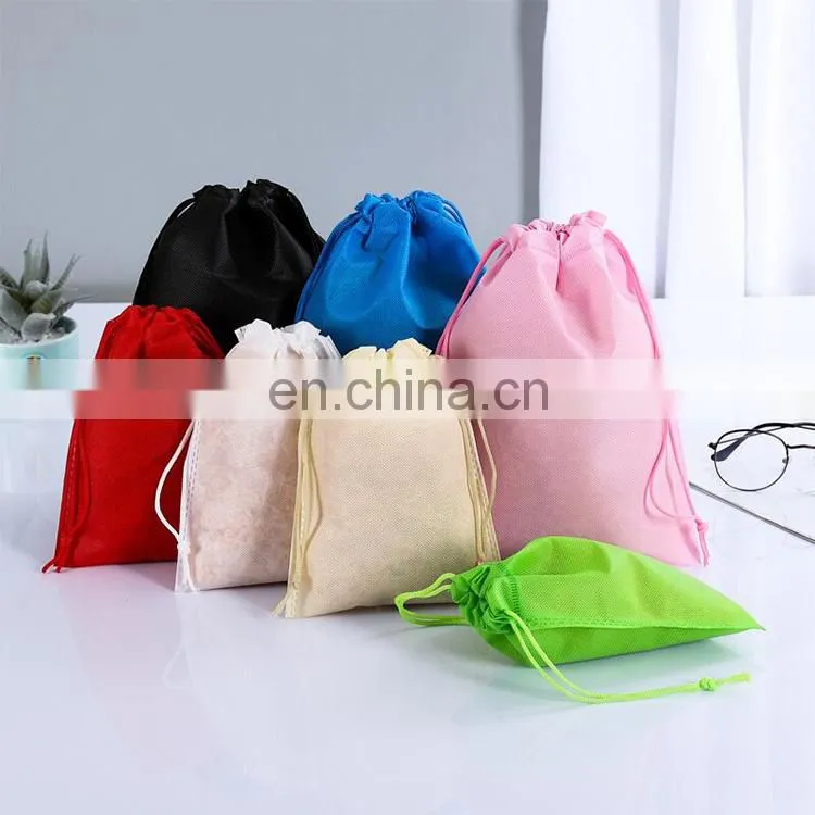 Customized Recyclable Non Woven Drawstring Shoe Bag Making Machine