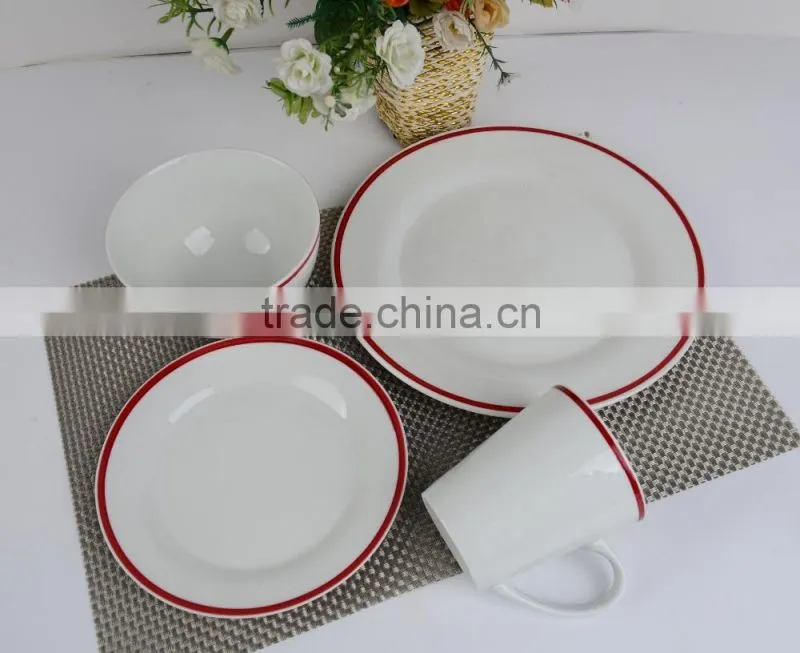 porcelain dinner set luxury with glaze line china best home porcelain tablewware with good quality and cheap price