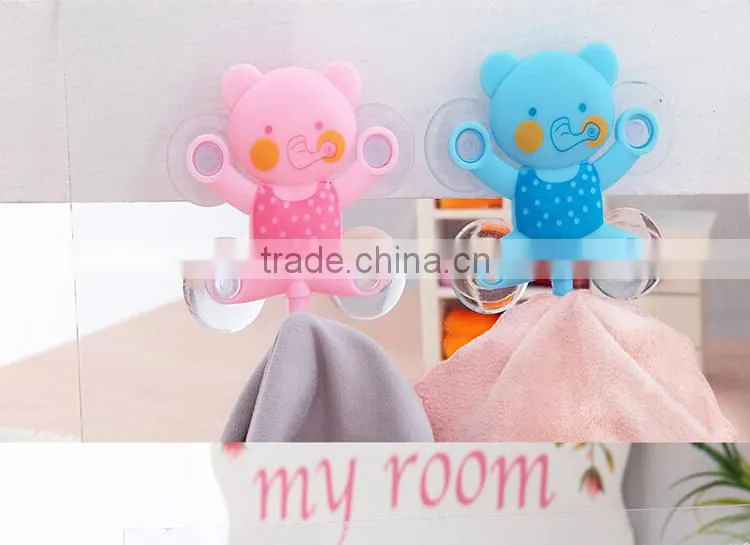 Novelty Plastic Suction Cups Hooks For Hanging 2Pcs/Set