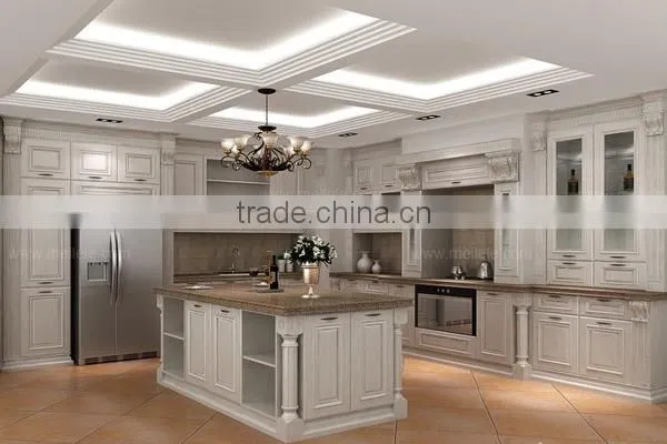 American style classic wooded kitchen cabinets from china,laminate kitchen cabinet