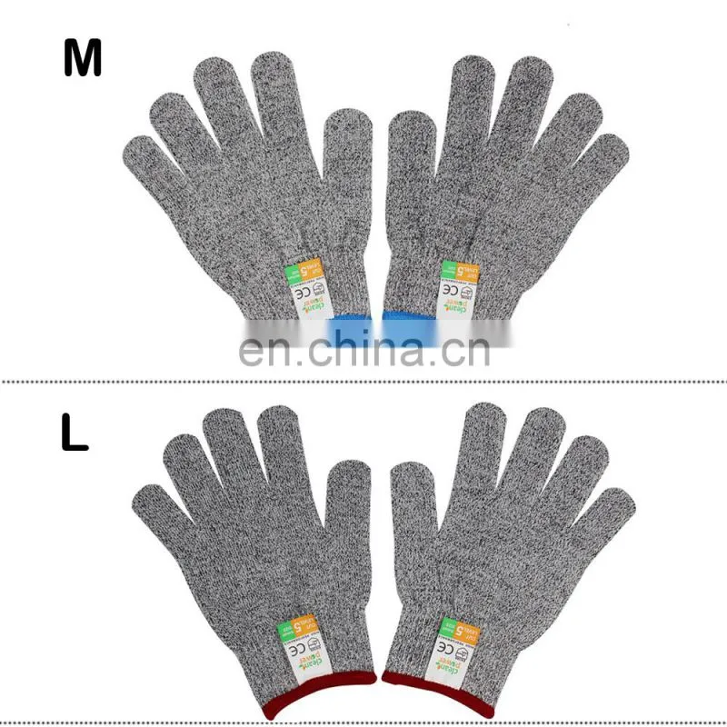 JOHNCOO 5 HDPE Work Gloves EN388 Certified Hand Protection Cut Resistant Safety Gloves