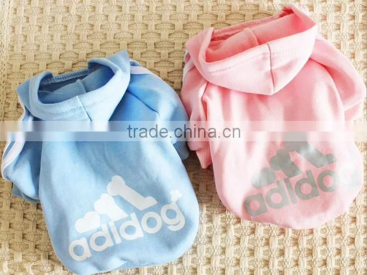 Small quantity supply adidog pet clothes for dog