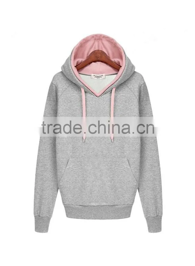 wholesale plain hoodie with printing hot sale in China from professional knitting factory in Nanchang