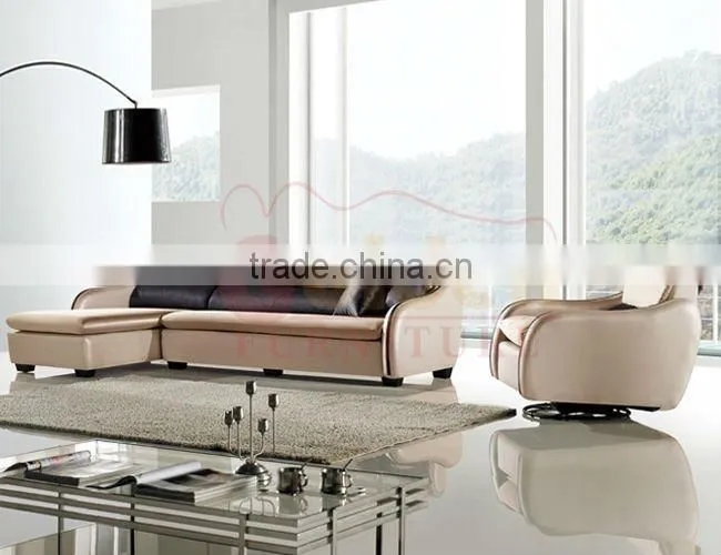 Modern Fabric Sectional Sofa Chaise Long Sofa