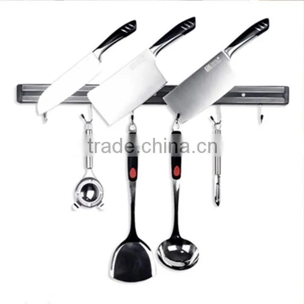 13 15 18 24 inch Inch Long Wall-Mount Magnetic Knife Holder,Amazon Magnetic Knife Strip with Hanging Hooks