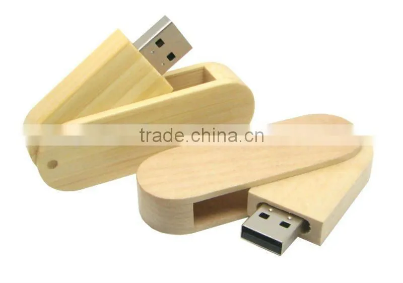 sourcing price wooden swivel usb flash