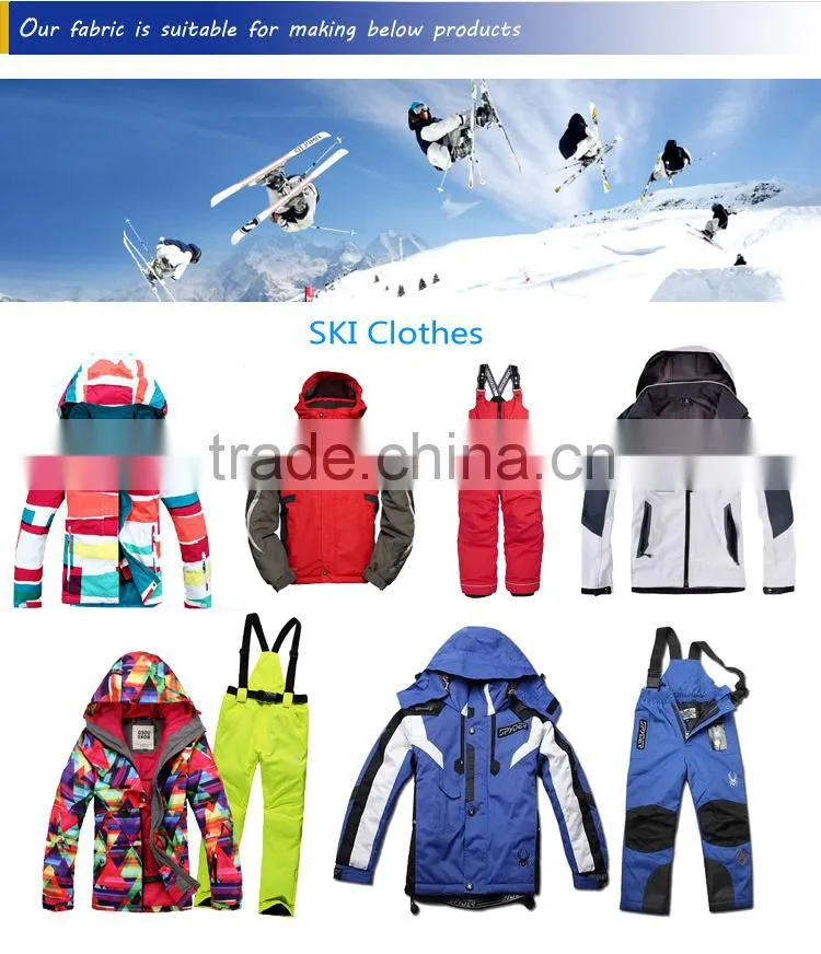 100 polyester twill waterproof breathable fabric