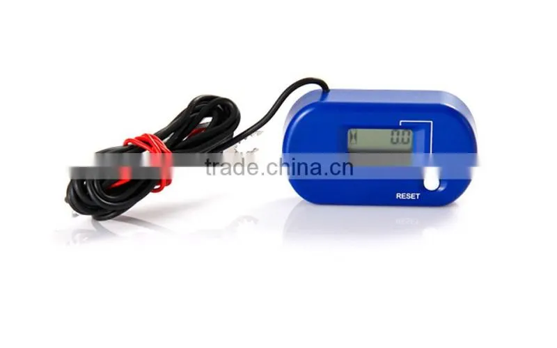 Resettable LCD gasoline inductive hour meter for Trencher motocross ATV lawn Mower transfer pump