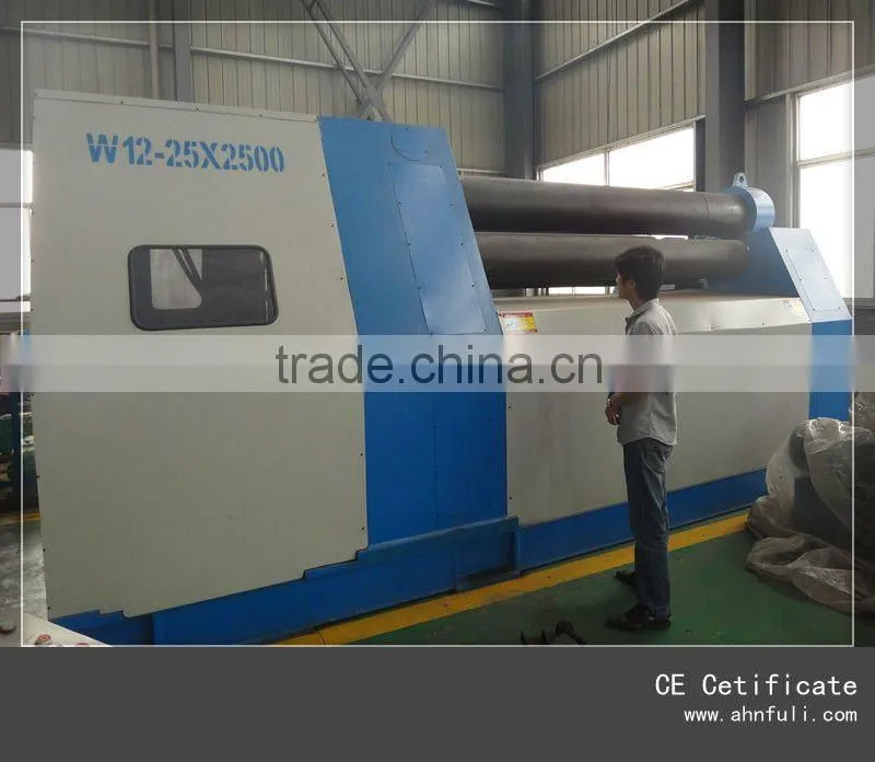 W12-8/ 2500 metal sheet 4 roller bending machine 4 roller rolling machine
