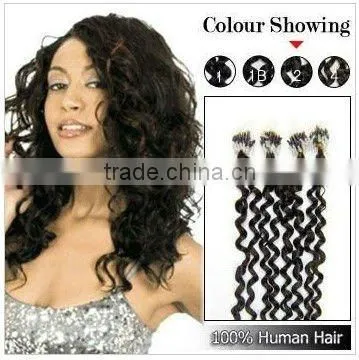 100% Indian Remy Micro Loop Ring Hair Extensions/Cheap Micro Ring Hair Extension
