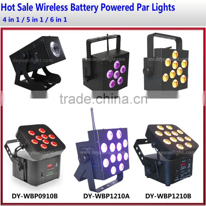 16pcs RGBW 4 in 1 led bar light wireless led uplighting for weddings