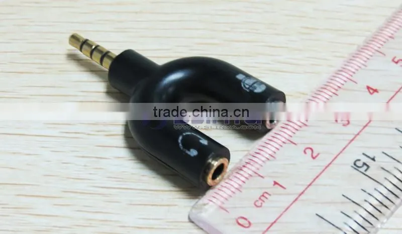 Earphone Headphone Jack Ear Cup Splitter Adaptor Music Share Set