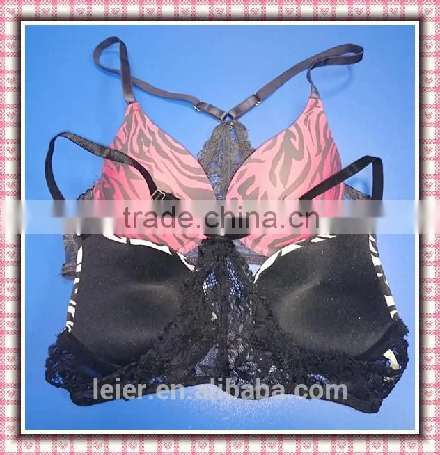 Micro W/ Lace Sport Bras, Racer Lace Back