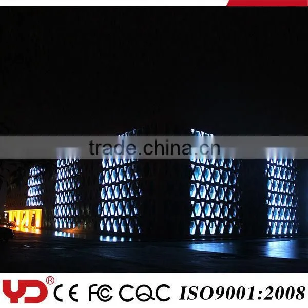 YD company provide directly Dimmable LED wall washers for building decoration