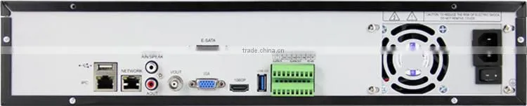NVR 36CH 2U Support 9HDD ONVIF Protocal and Third Party IP Cameras Hikvision Dahua