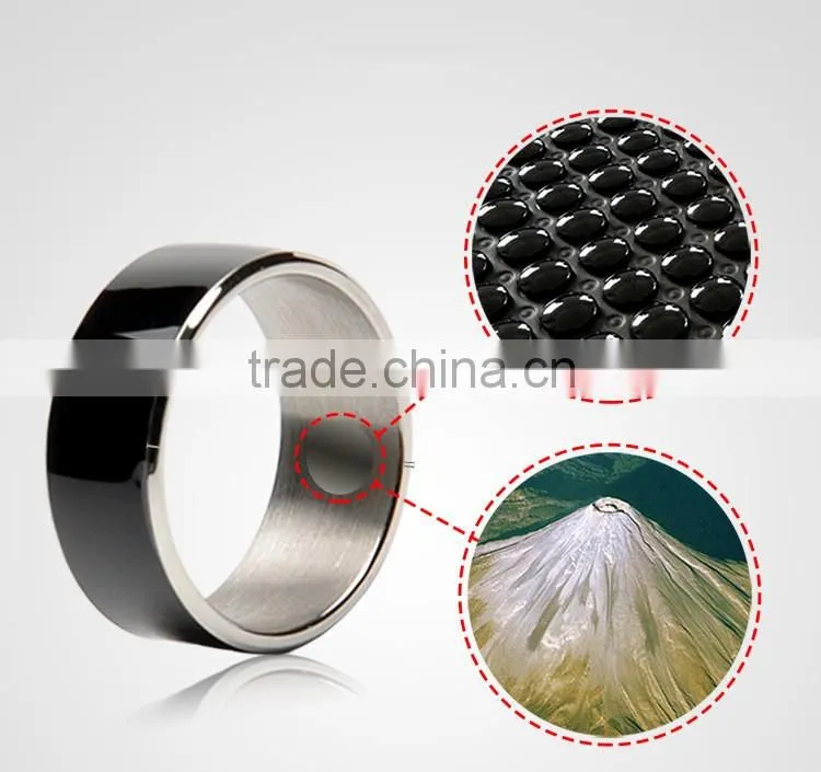 Multi-function titanium material smart ring, share/unlock/trasmit functions nfc smart ring for nfc phone