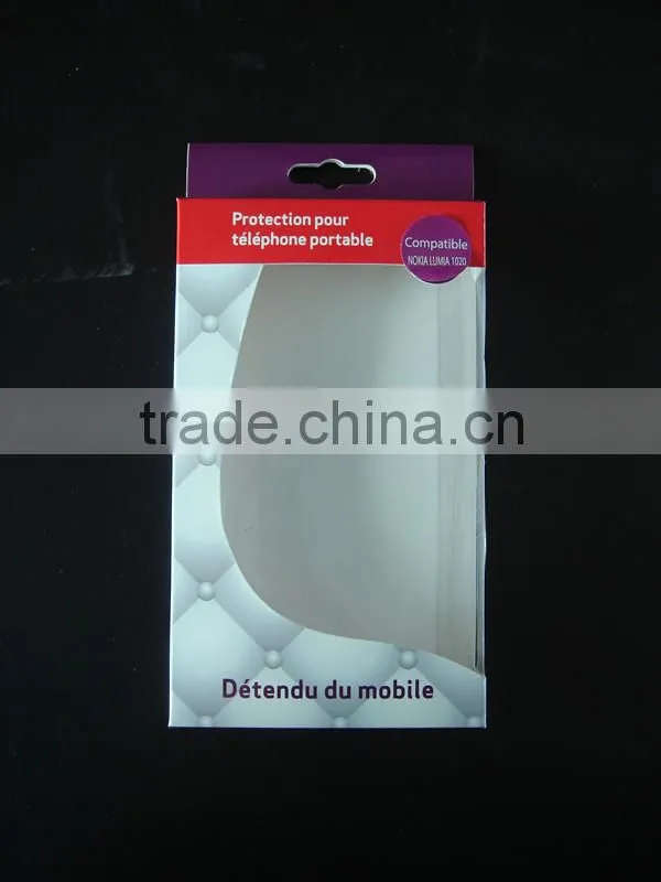 Kraft cardboard packaging for phone case