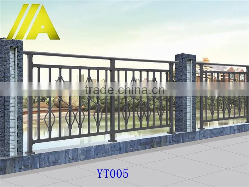 AJLY-806 Powder coating Anti-rust Aluminum veranda fencing/porch fence/ balcony railing made in china