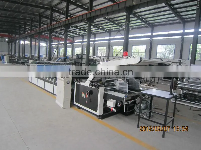 semi-auto flute laminating machine