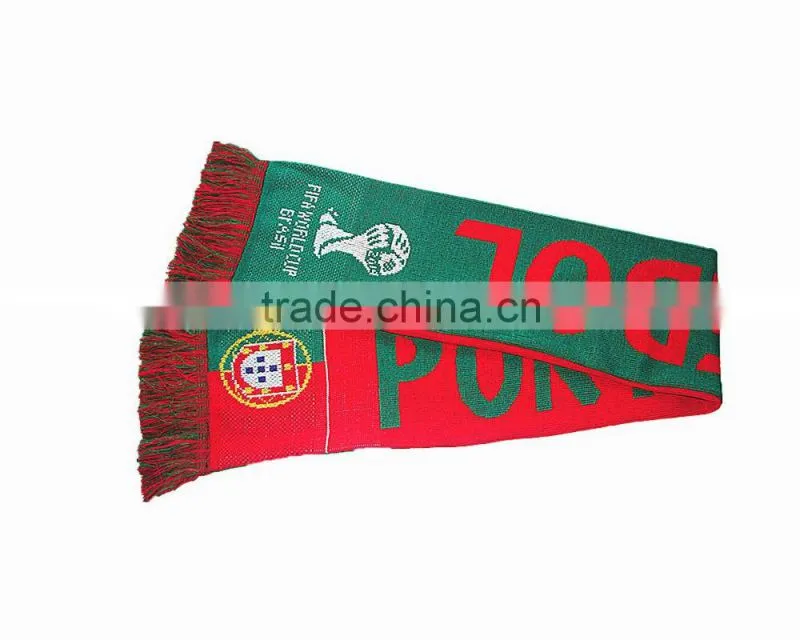 Custom Made Soccer Fans Scarf for Team