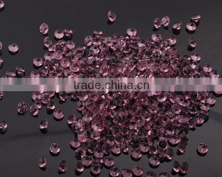 Wholesale Crystal Diamond Glass Table Confetti, pointed chatons unfoiled back for Wedding Party Decor Scatter