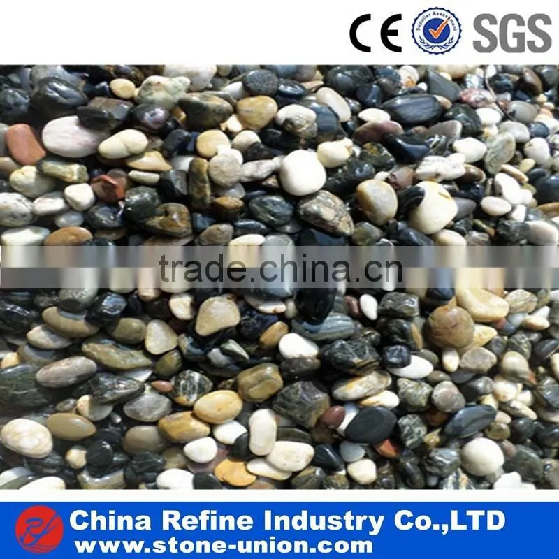 Stripe Pebble Tiles,Machine-Made Pebble pebble,yellow pebble