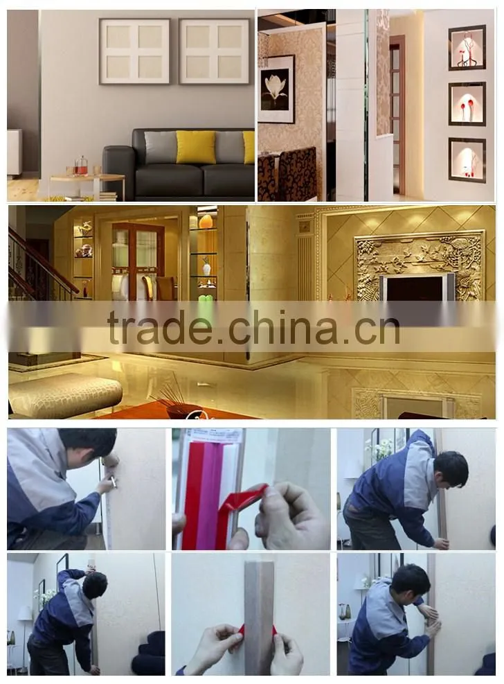 2016 latest golden L angle aluminum corner guard for edge