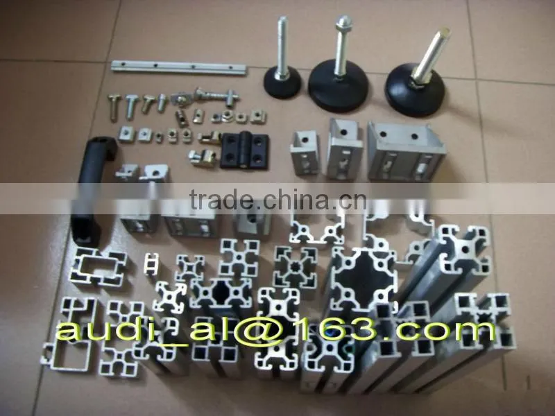aluminum T slot accessories fittings