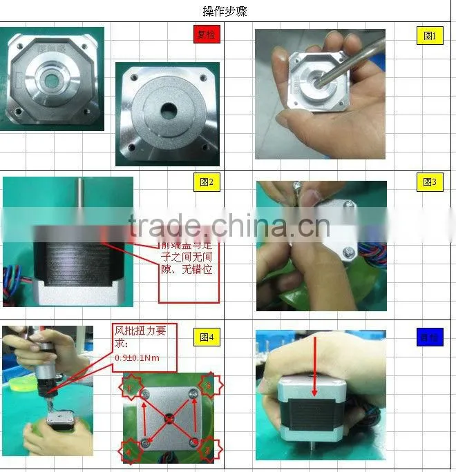 2-phase linear stepper motor , NEMA17 stepper motor,high torque, CNC stepper motor