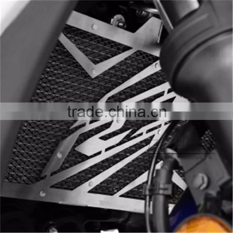 BJ-RG-YA004 Stainless steel 304 motorcycle Black Radiator Guards Cover Grille for Yamaha yzf R3 2015 2016