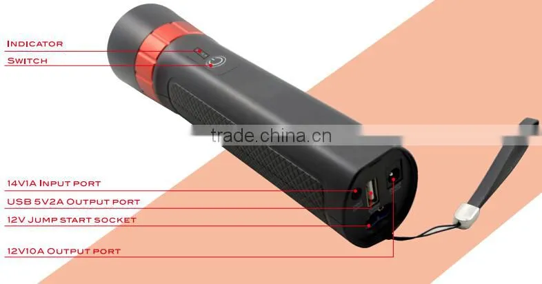 CARKU portable jump starter 6000mAh Battery Booster Mini Car Jump Starter
