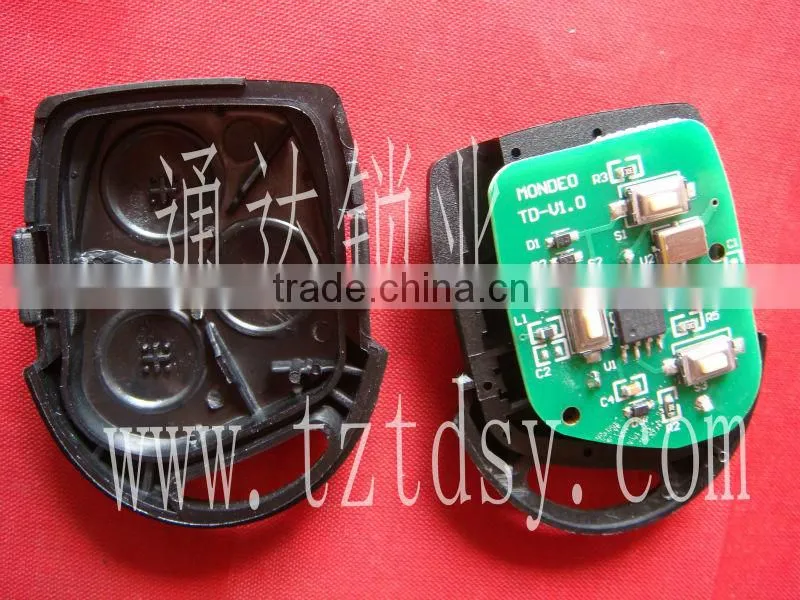 Tongda 3 B remote key , Remote key 3 button 433mhz with 4D glass transponder for focus Remote