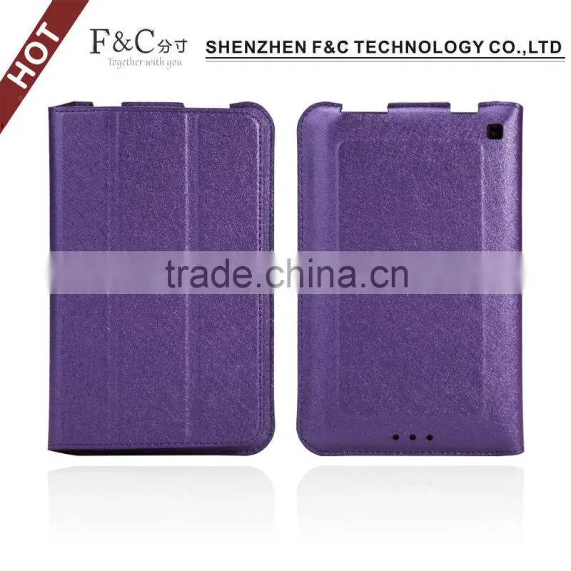 Ultra-thin three folding PU Leather case for Amazon Kindle Fire HD 6 cover