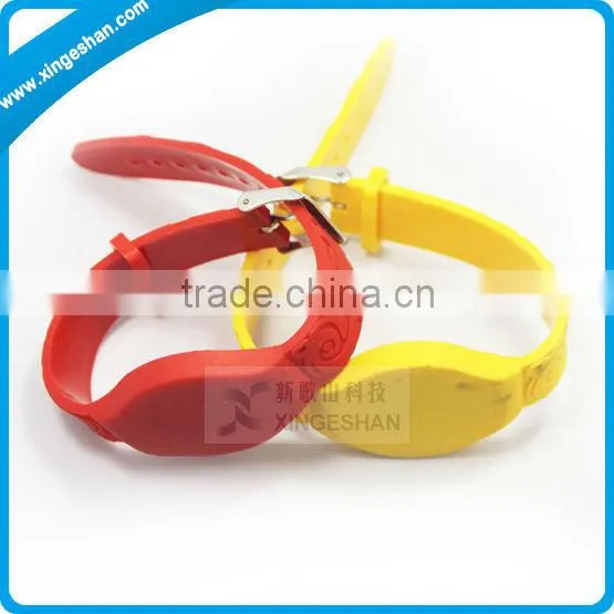 Long Range Silicone RFID Bracelet For Swimming Pool