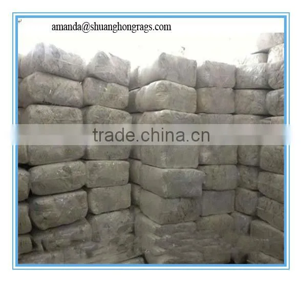 Denim fabric cotton rags with used material