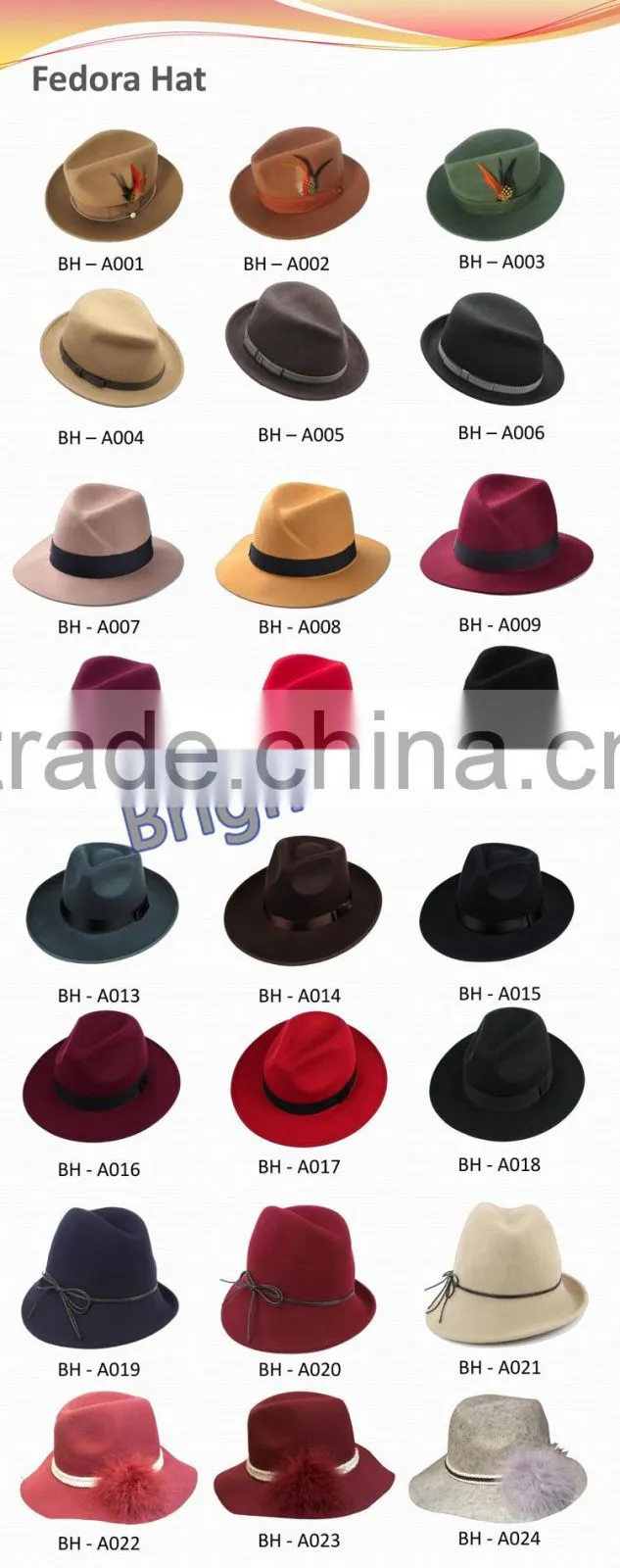 wool felt hat ivy hat