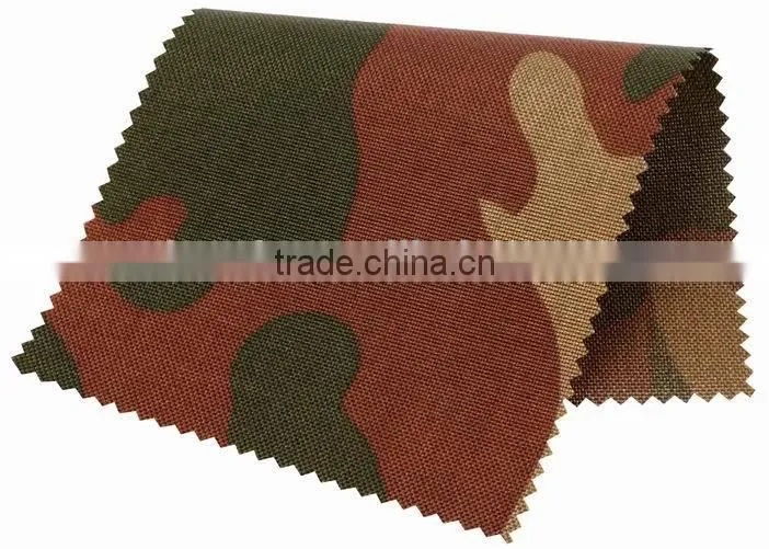 army green nylon cordura fabric with PVC coating for military bags
