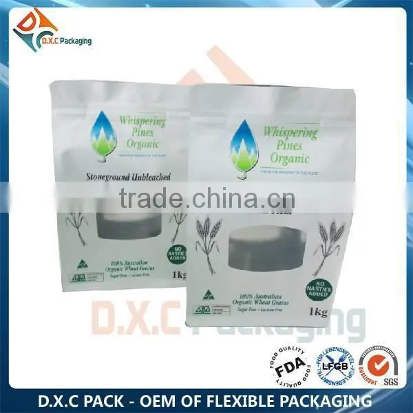 Manufacture Food Grade Kraft Bags With Window