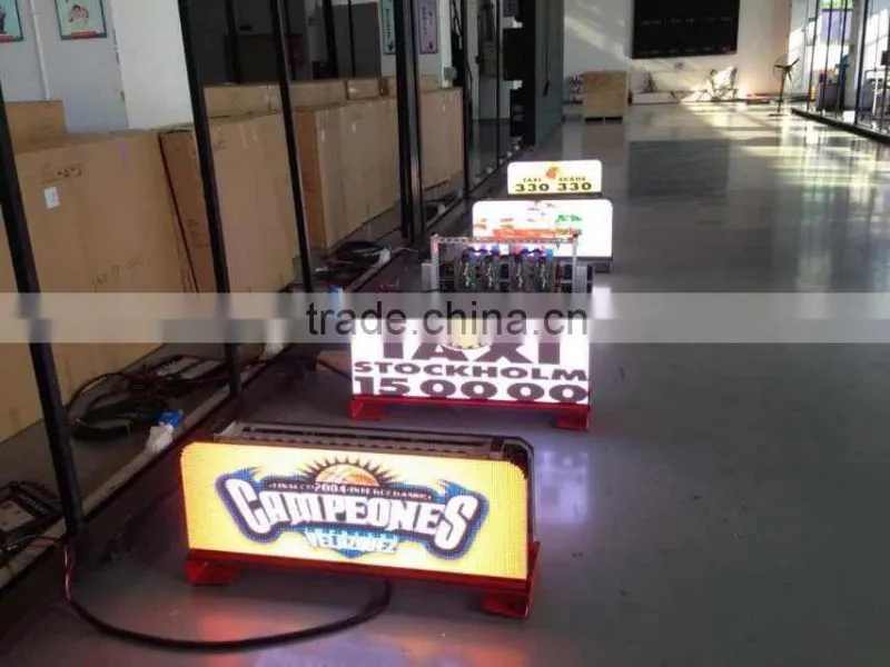 high brightness led taxi/car display/message of new electronic display