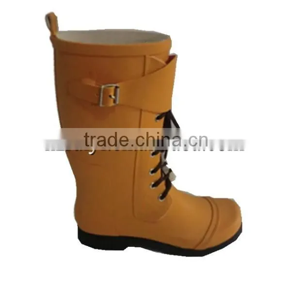 ladies long custom logo high quality cheap rubber boots