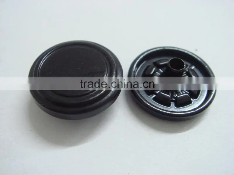 15mm black plating snap portable panic button