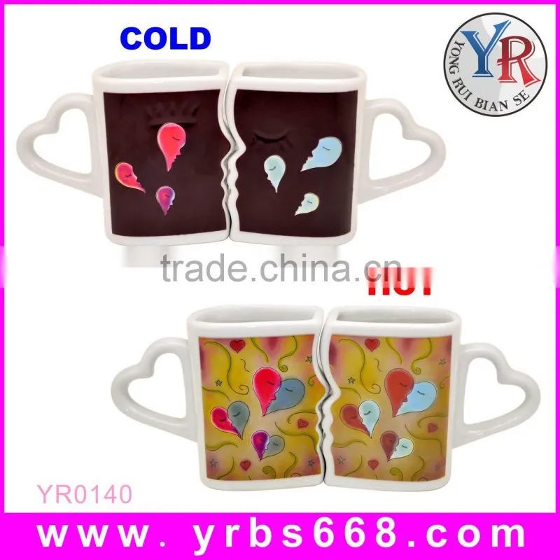 Factory custom hot products wedding gifts dubai color change mugs