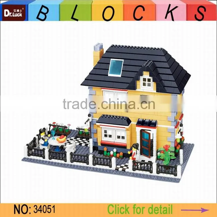 Plastic kid building block set Military Block toy