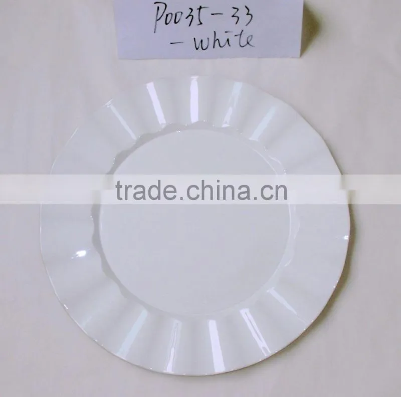Plastic Charger plates wholesale