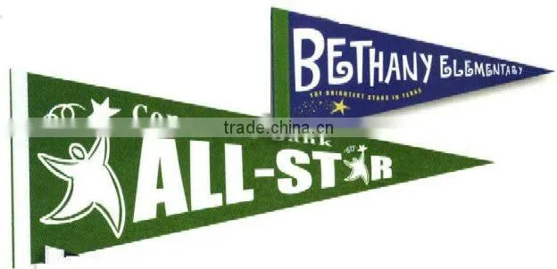 Cheap customized printing promotional pennants